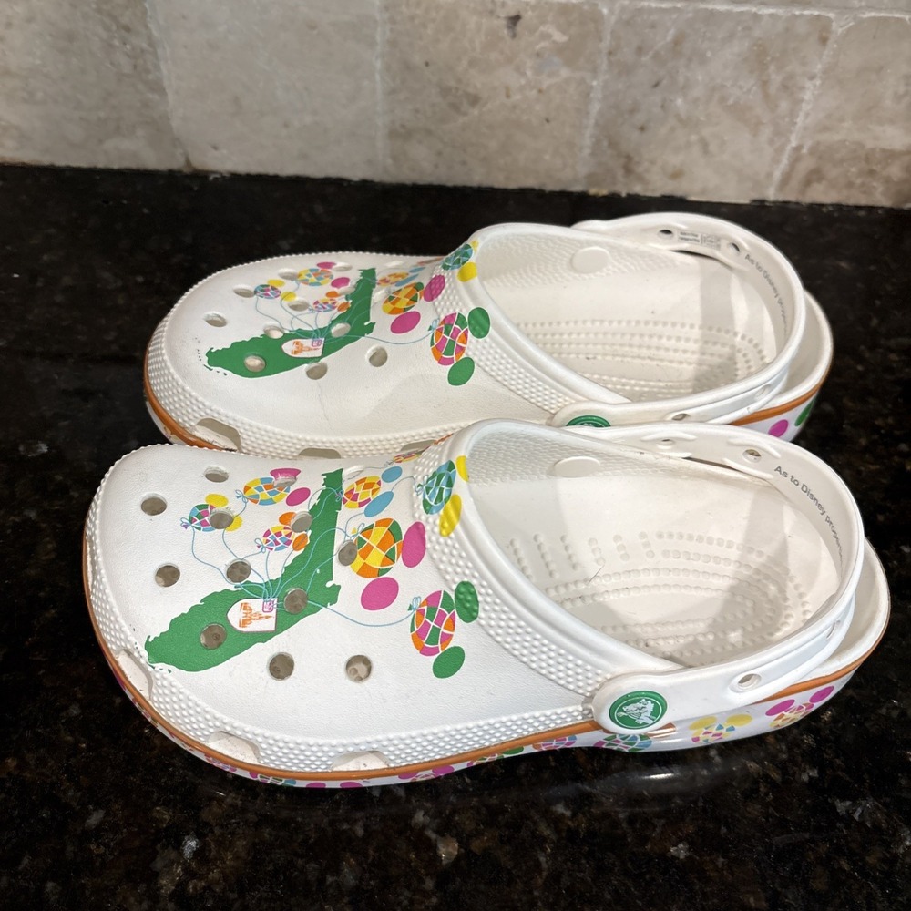 Disney Parks Crocs Clogs M6/W8 50th Anniversary Vault Balloons Florida MINT